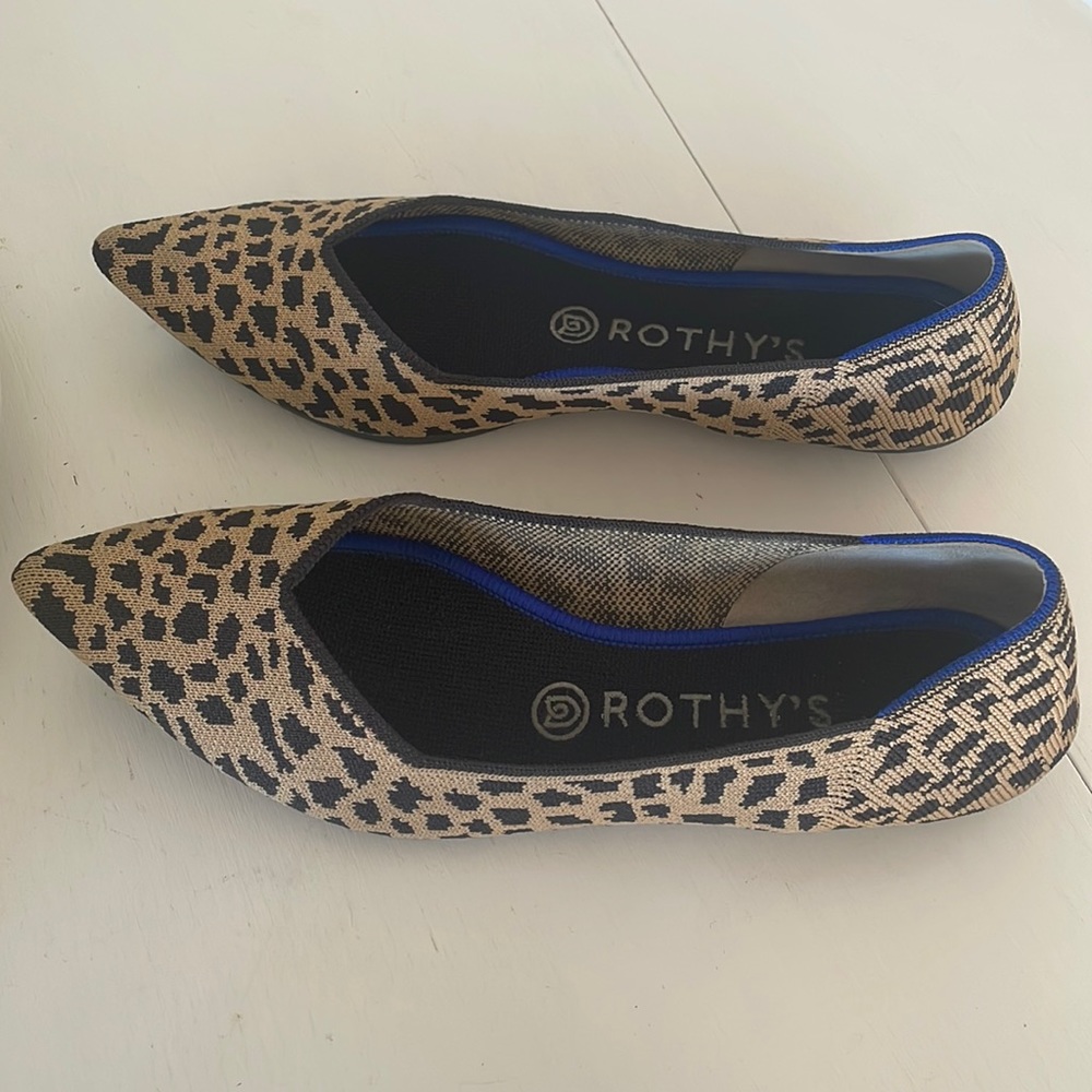 Rothy’s Leopard Flats